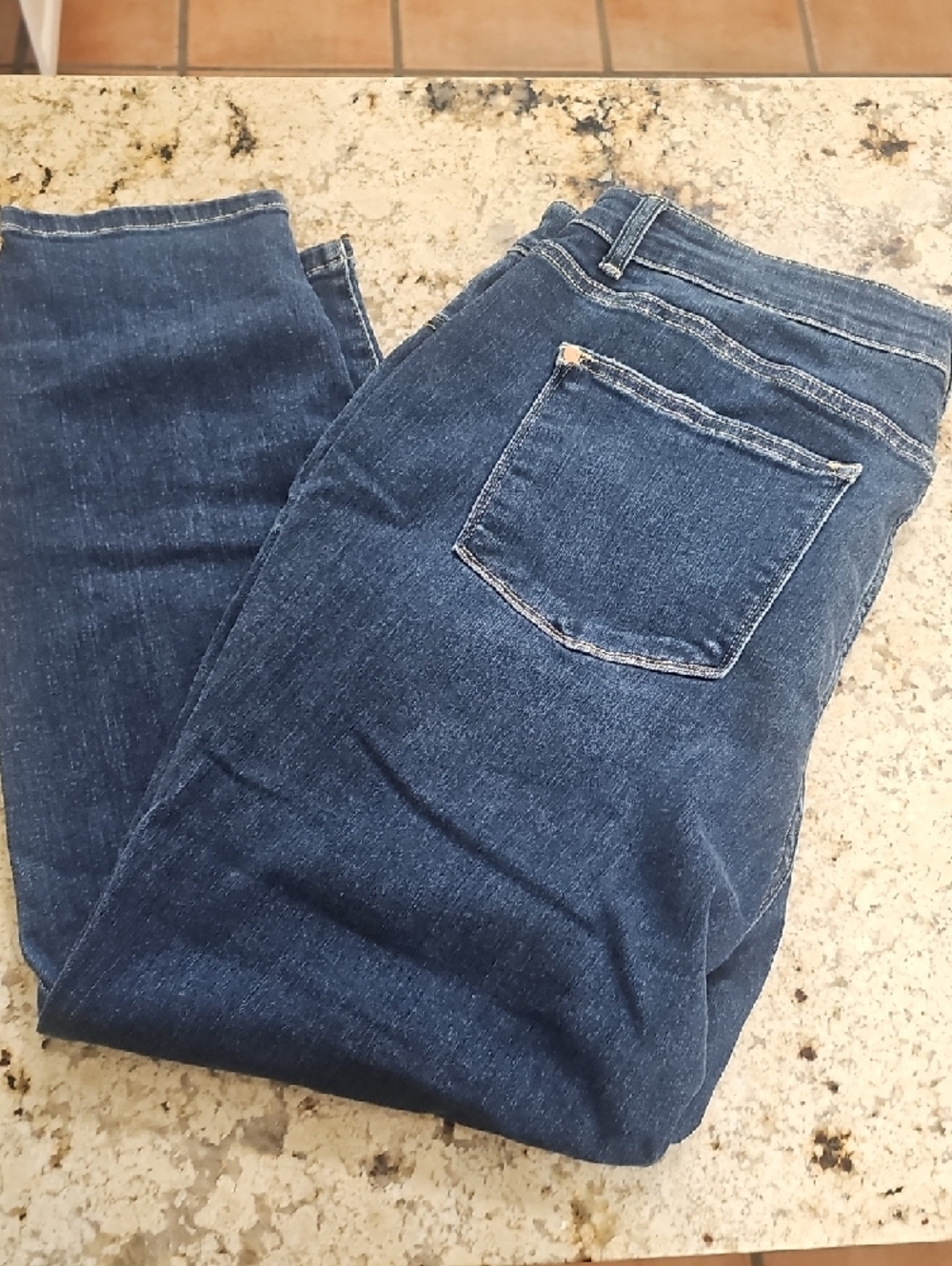 Judy Blue High Waist Skinny Jean, Front Seam  - Med Blue, NWT 18W - Picture 4 of 6